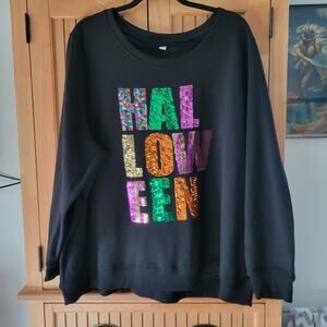 Cozy Core Halloween Sequin Sweatshirt – Plus Size 26/28 (3X)
